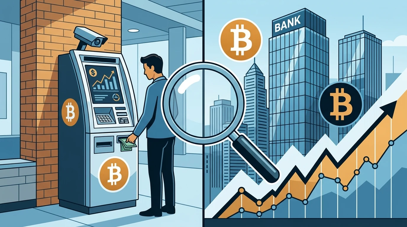 Bitcoin ATM 与机构市场信号对比