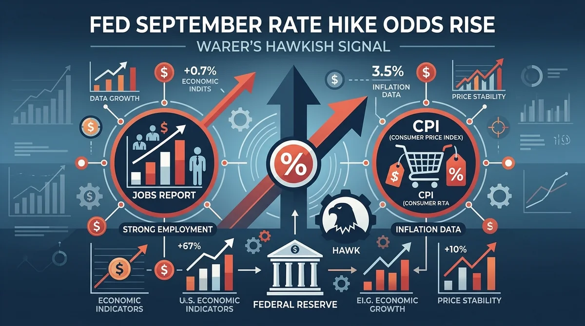 MSX US Stock Daily Watch: Fed September Rate Hike Expectations: Warsh's Hawkish Tone Raises Probability, Jobs Report and CPI Data Become Key