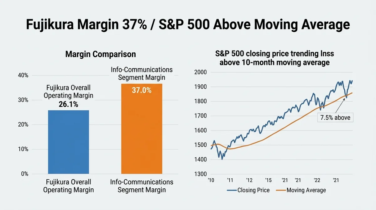MSX US Stocks Daily Watch: Fujikura, Earth Science Tech and the S&P 500: Fujikura Info-Communications Margin 37%, S&P 500 Above Moving Average