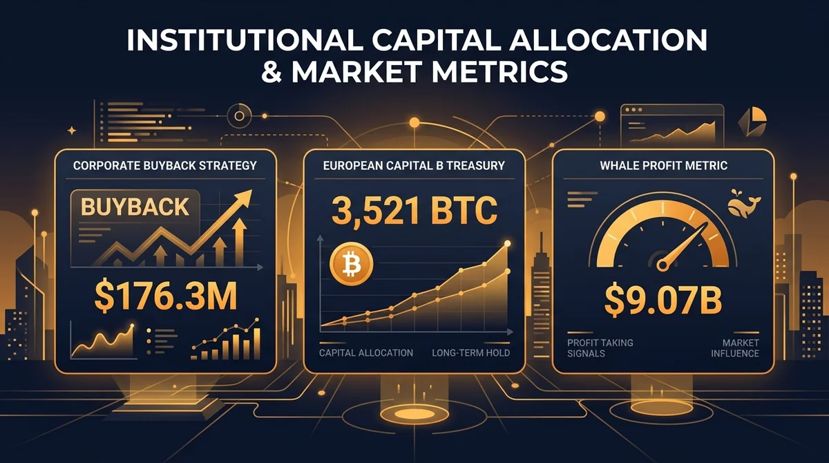 Strategy Pauses Weekly BTC Buying for $176M Preferred Stock Buyback: Capital B European Accumulation and $9B Whale Sell Pressure Deep Dive 2026