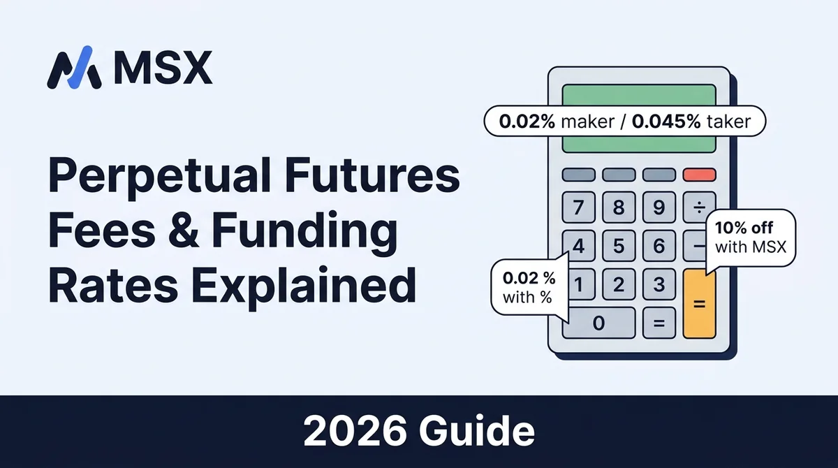 2026年合约手续费和资金费率怎么算：MSX费率结构与计算实例全解析