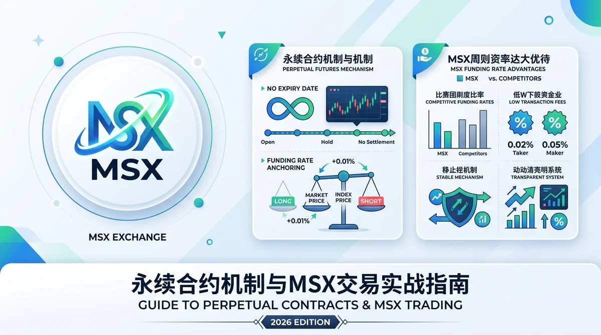 永续合约是什么?2026年机制、资金费率与MSX交易实战指南