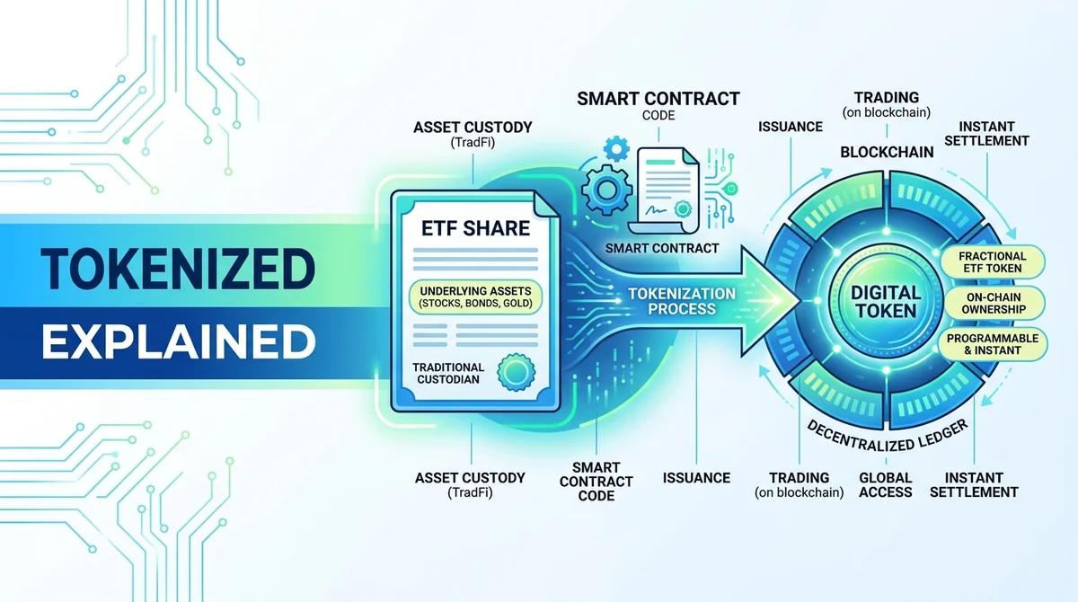 Tokenized ETF Explained: What It Is, How It Works, and Key Risks