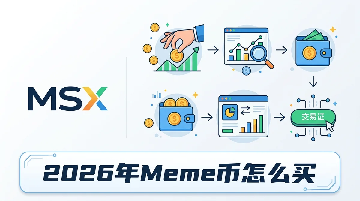 2026年Meme币怎么买：从选币到交易全流程指南（MSX平台实操版）