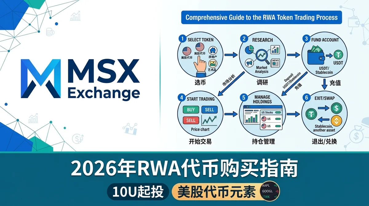 2026年RWA代币怎么买：从选币到交易全流程指南（MSX平台实操版）