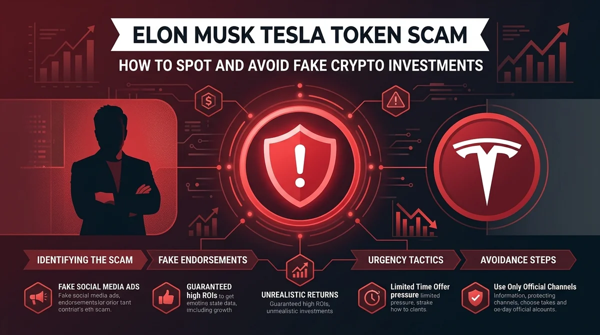 Elon Musk Tesla Token Scam: How to Spot and Avoid Fake Crypto Investments