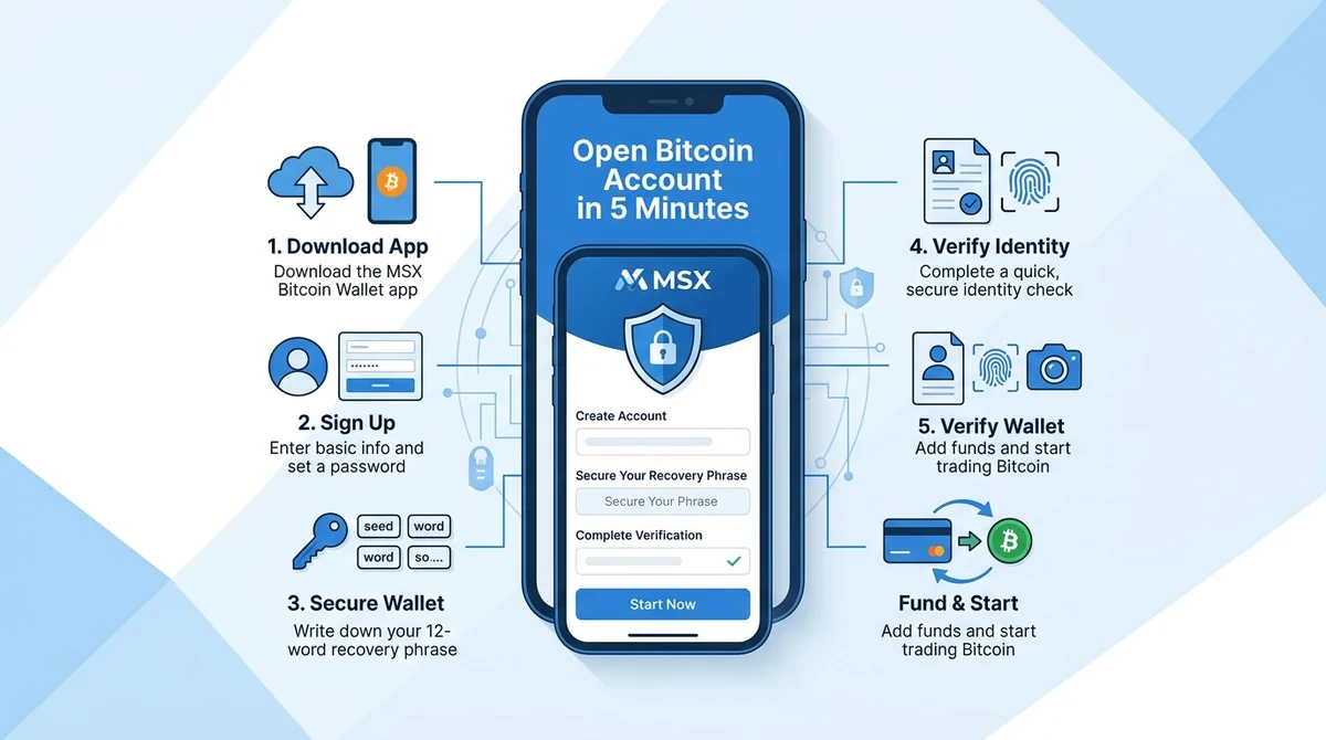 How to Open a Bitcoin Account: 2026 MSX Full Account Opening Process and Security Setup In-Depth Guide