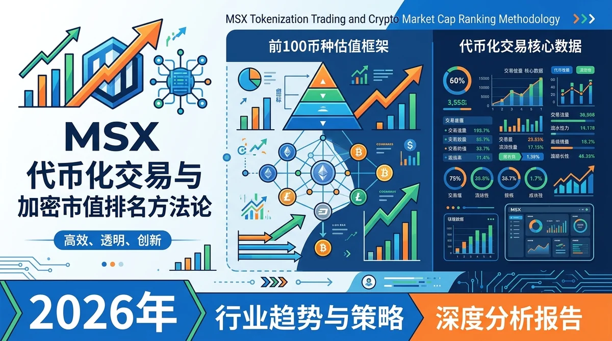 2026年加密市值排名方法论：前100币种估值框架与MSX代币化交易指南