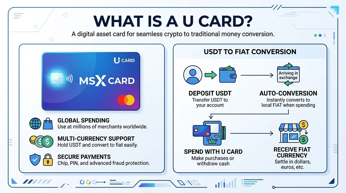 What Is a U Card? 2026 Crypto Spending Card Mechanics, Use Cases & MSX X Card Deep Dive