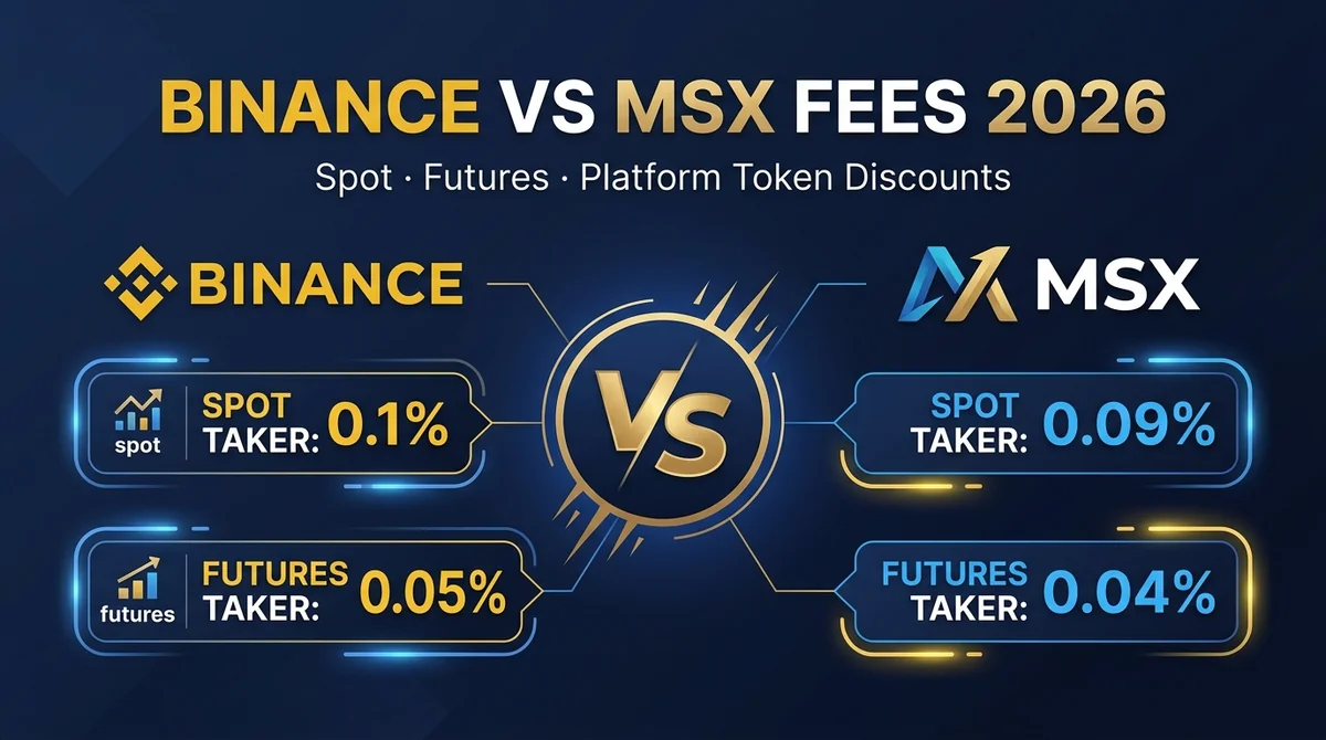 Binance vs MSX Fees 2026: Spot, Futures & Platform Token Discounts Compared