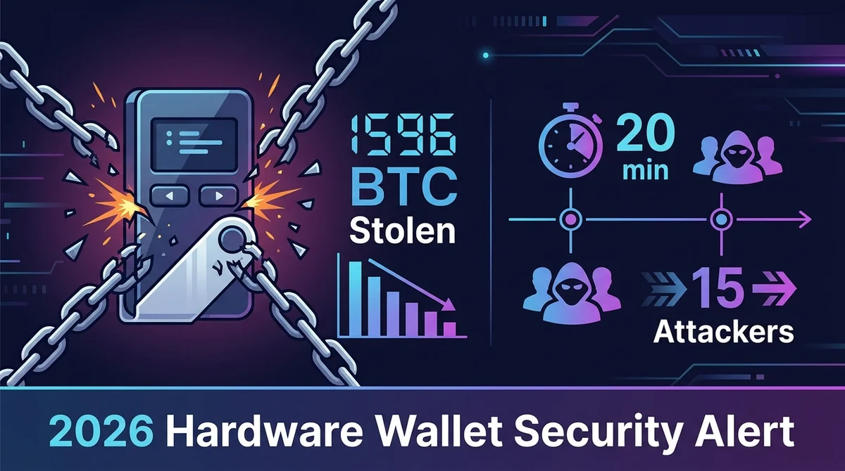AI 20分钟复现漏洞、15名攻击者分三轮盗走1596枚BTC：Coldcard百亿损失事件深度复盘与硬件钱包安全启示2026