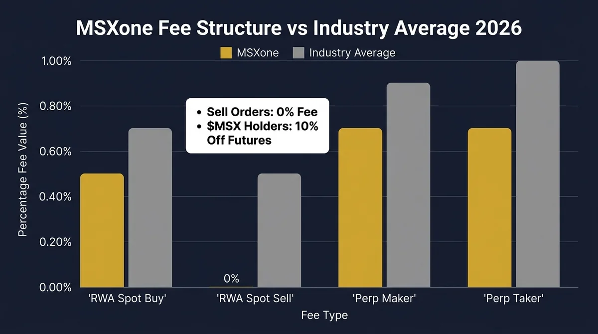 Wide 16:9 horizontal grouped bar chart on a dark navy background, X-axis labels in English: 'RWA Spot Buy', 'RWA Spot Sell',