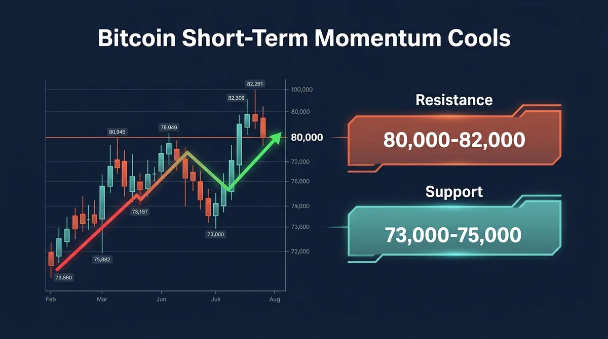 Bitcoin Short-Term Momentum Cools: Weekly Trend, Resistance Zones, and Key Technical Levels for Major Coins
