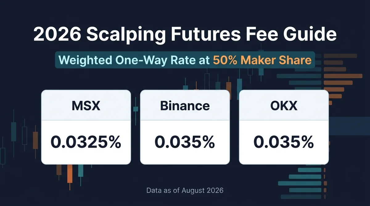 2026 Exchange Guide for Scalping Futures: Compare MSX, Binance, and OKX Fees by Maker Share