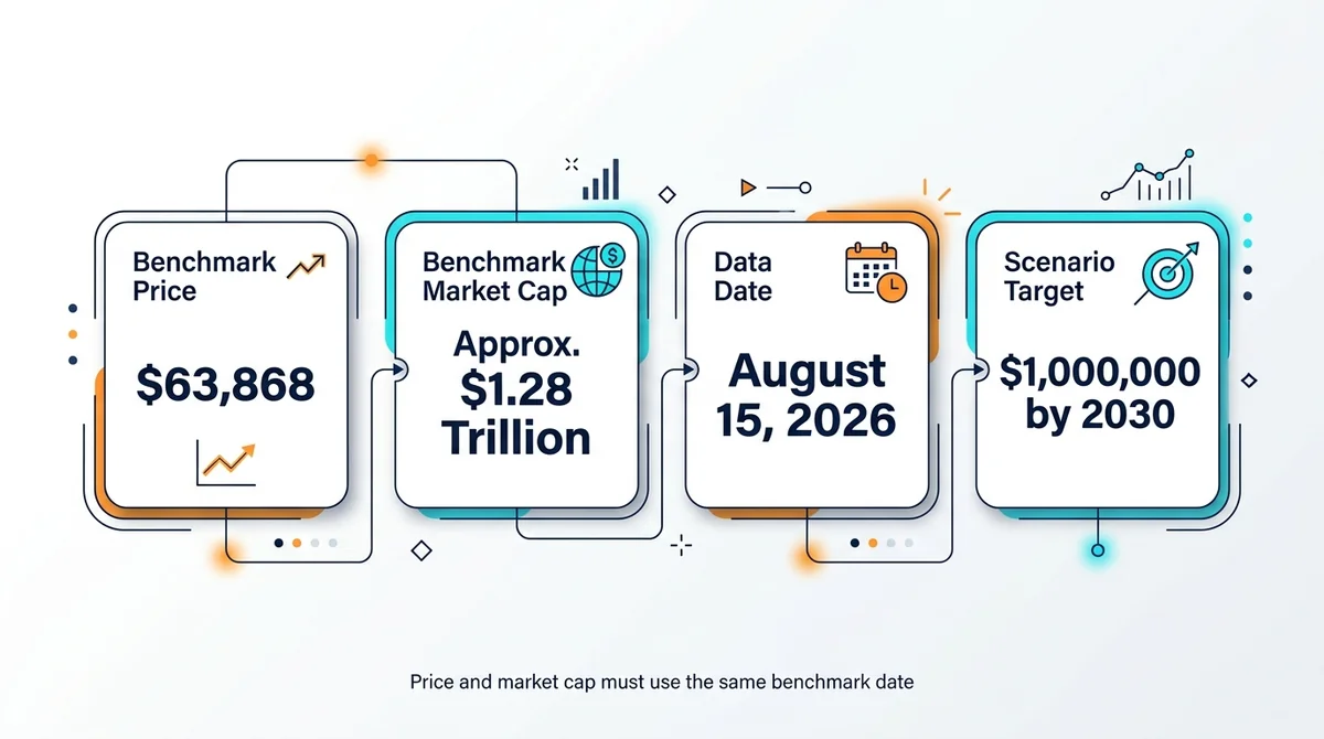 Wide 16:9 horizontal financial infographic with four centered data cards connected as one consistent dataset, card one labele