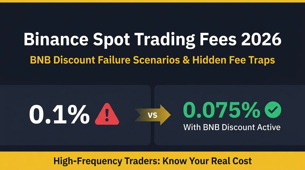Binance Spot Trading Fees 2026: BNB Discount Failure Scenarios and Hidden Fee Traps for High-Frequency Users
