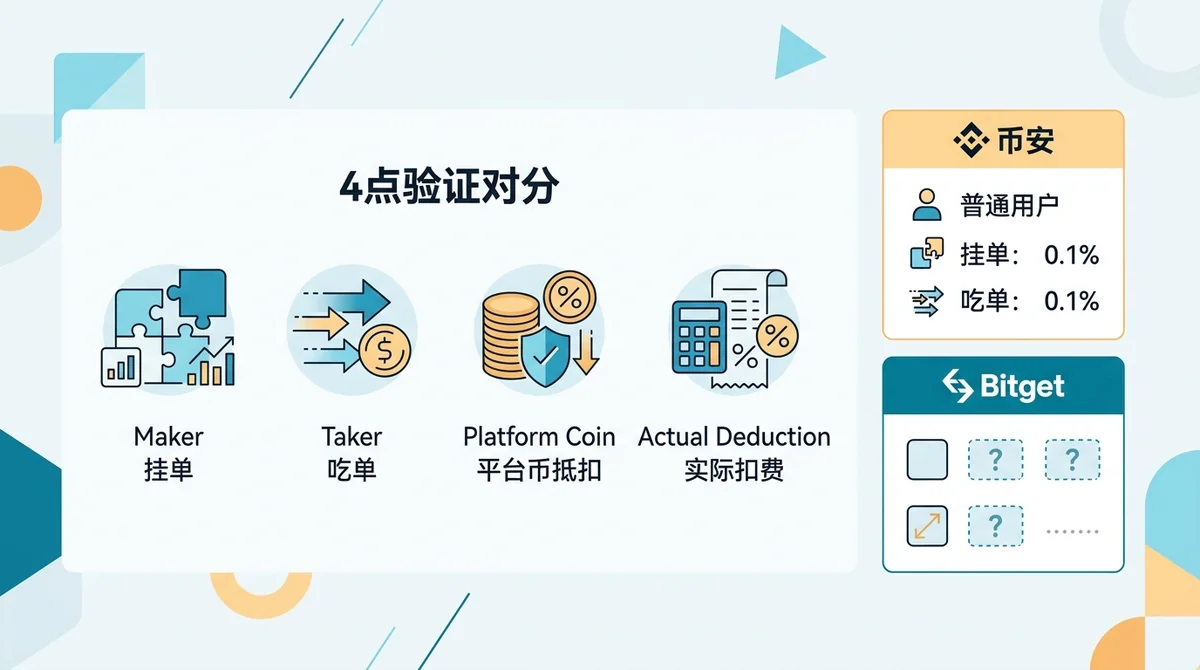 2026 Bitget现货费率评测：与币安交易成本口径如何核验