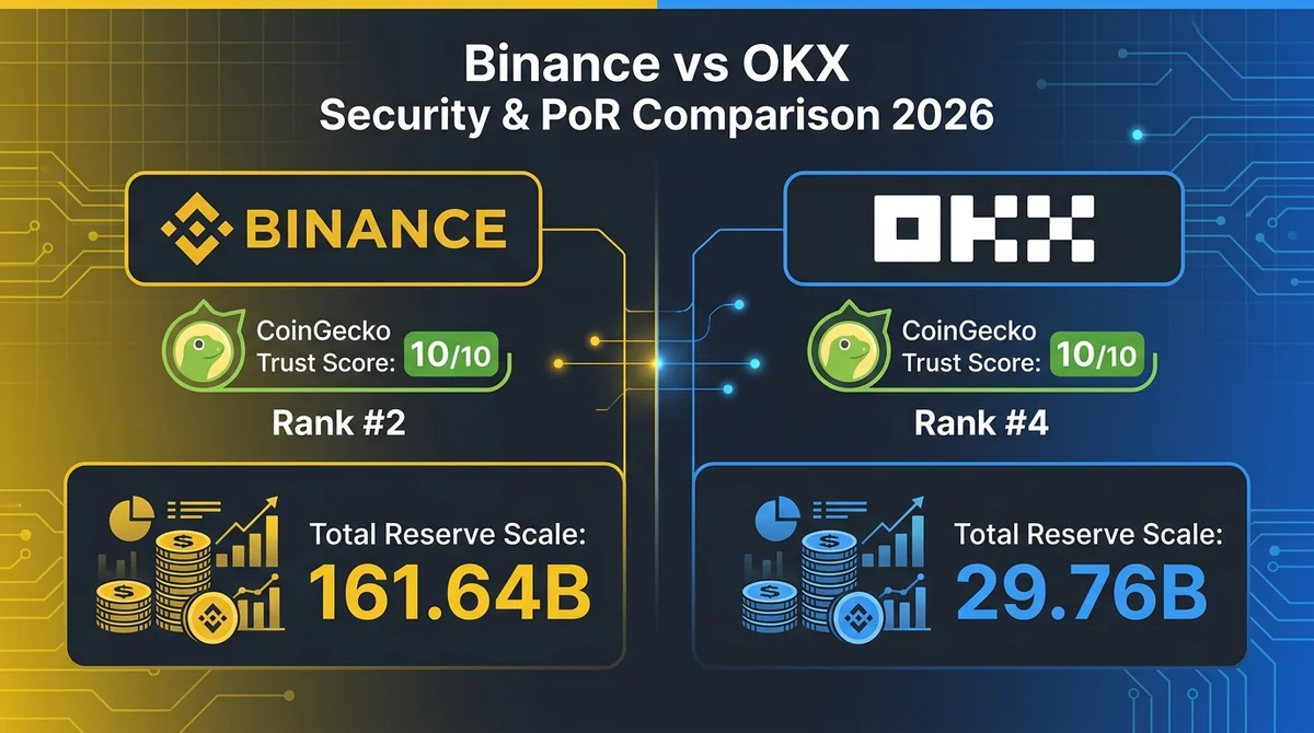 2026 Binance vs OKX 安全性与储备金证明深度对比：历史安全事件、PoR机制与资产透明度